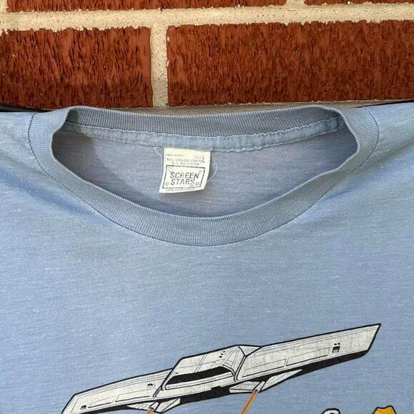 Vintage 1981 asteroids atari video game promo shirt - Picture 4 of 6